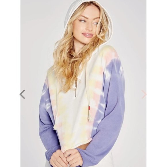 WILDFOX EDELWEISS TIE DYE HOODIE NWT - Picture 4 of 9